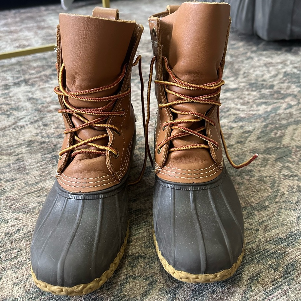 L.L. Bean Brown and Gray Women's Winter Boots